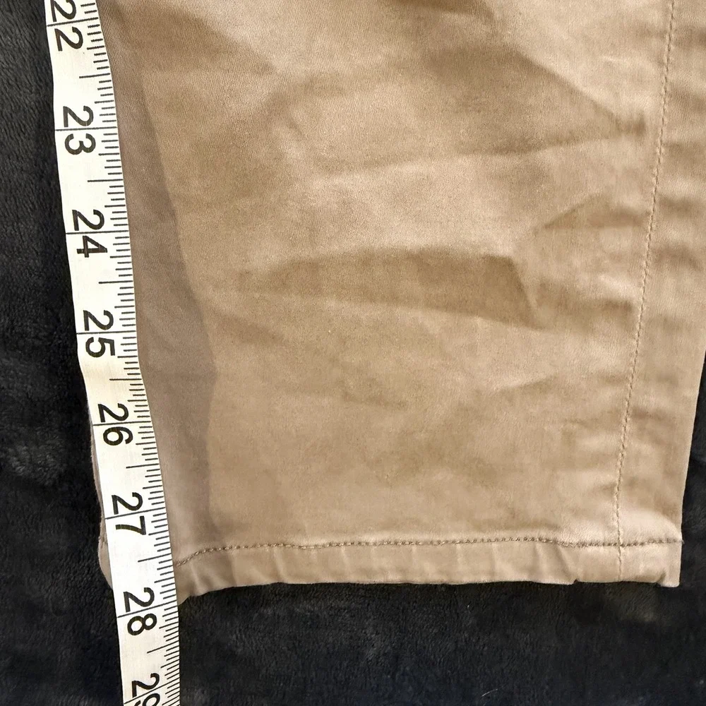 AG Adriano Goldschmied Everett Pants Mens 31x28 Khaki Slim Straight Stretch